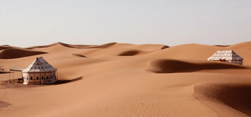 Sand dunes in Morocco