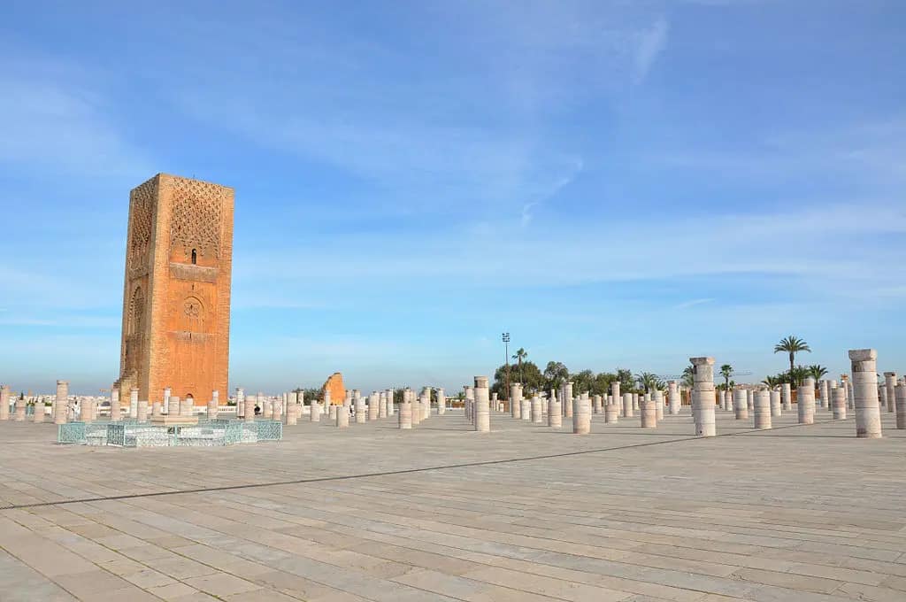 Hassan Tower and Mohammed V Mausoleum